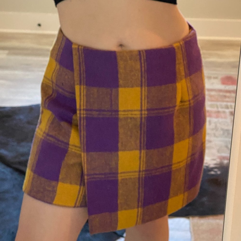 PrettyLittleThing plaid school girl mini skirt